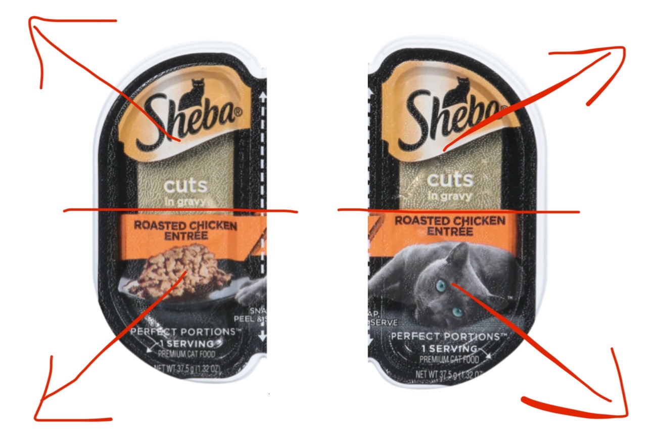 Wet food serving step 2